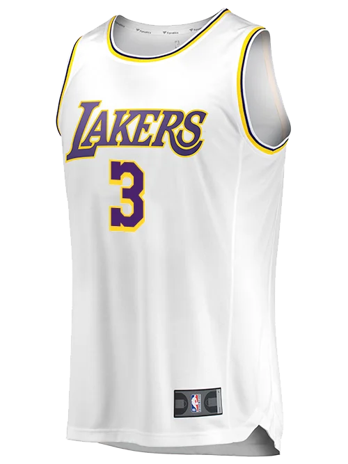Men's NBA Authentic Team Jerseys in Official Team Colors for True Basketball Fans Los Angeles Lakers Anthony Davis Association Replica Jersey Men's NBA Authentic Team Jerseys in Official Team Colors for True Basketball Fans Los Angeles Lakers Anthony Davis Association Replica Jersey
