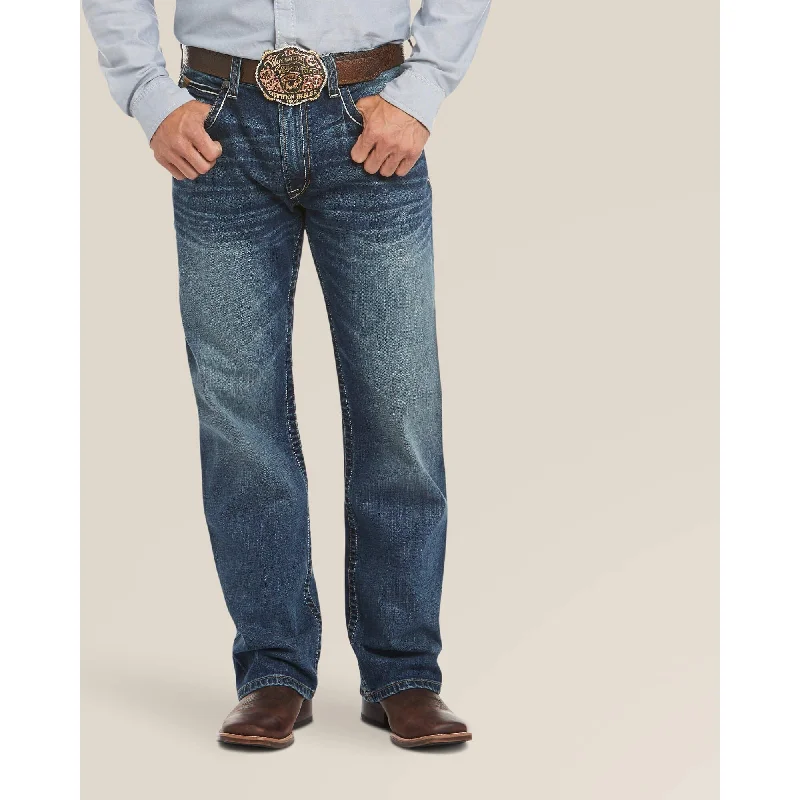 Plus Size Men's Relaxed Fit Jeans with a Faded Wash for a Vintage - Inspired Look Ariat Men's M4 Silverton Low Rise Preston Bootcut Jean Plus Size Men's Relaxed Fit Jeans with a Faded Wash for a Vintage - Inspired Look Ariat Men's M4 Silverton Low Rise Preston Bootcut Jean