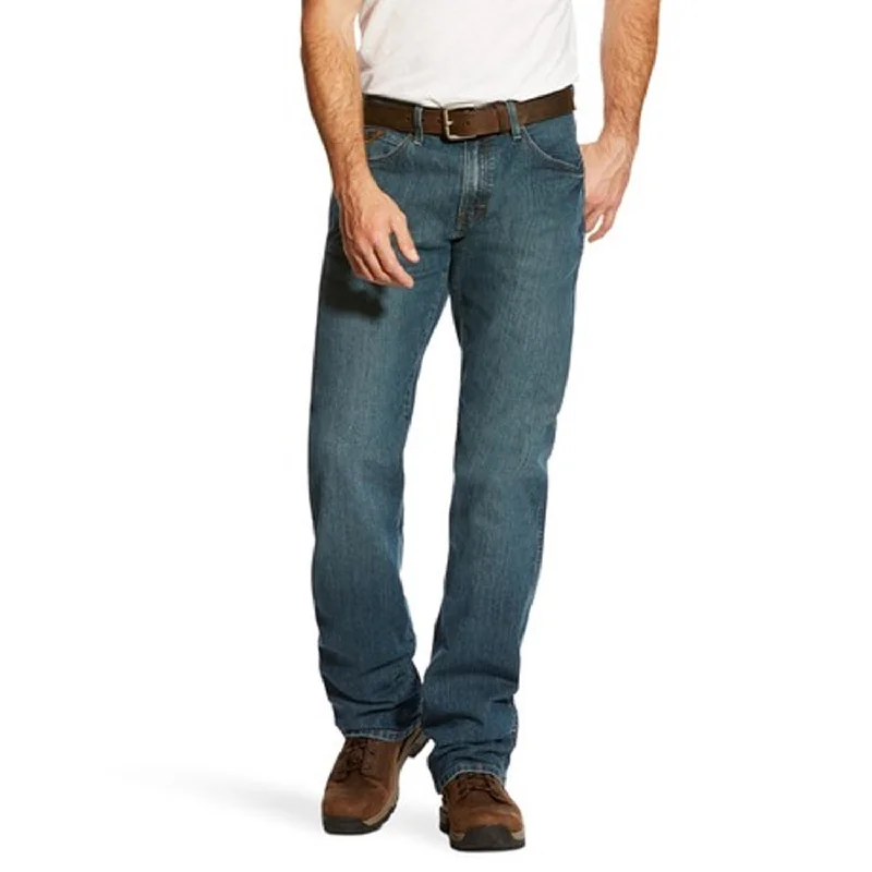  Ariat Men's Rebar M4 Relaxed DuraStretch Basic Boot Cut Jean