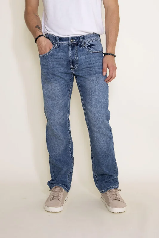 Plus Size Men's Straight Leg Jeans with Reinforced Knees for Durability Axel Jeans Vincent Classic Straight Jeans for Men | AXMB0066-VINCENT Plus Size Men's Straight Leg Jeans with Reinforced Knees for Durability Axel Jeans Vincent Classic Straight Jeans for Men | AXMB0066-VINCENT