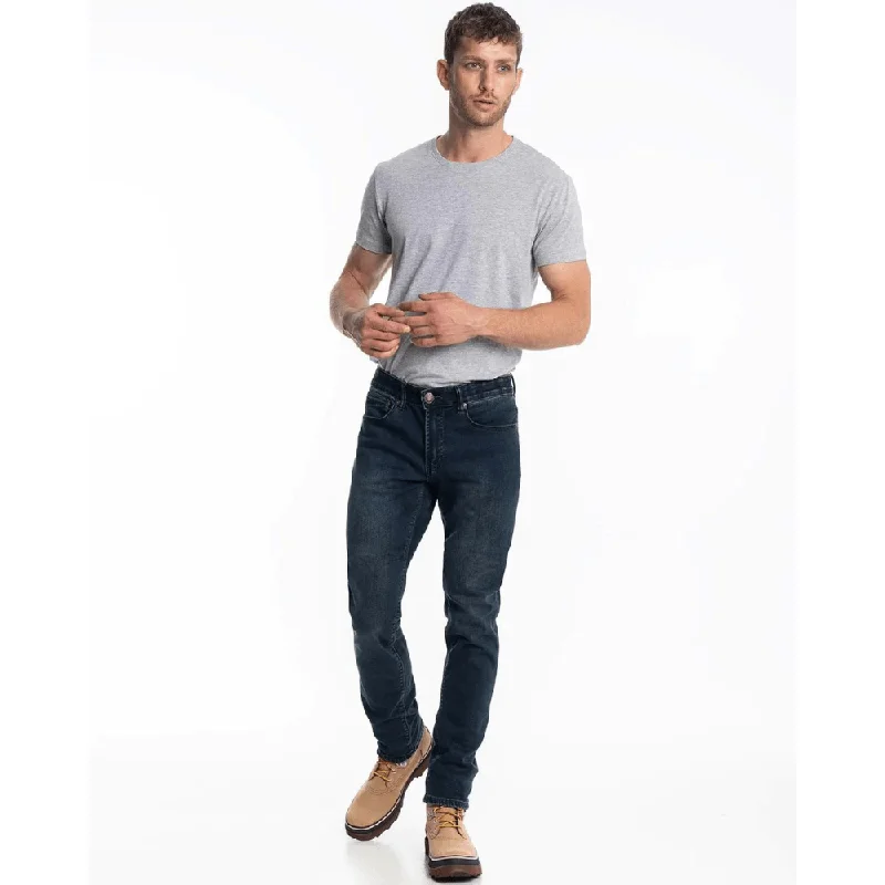 Plus Size Men's Straight Leg Jeans with Reinforced Knees for Durability Black Bull Jack Slim Fit Jean - 3105-7214-79 Plus Size Men's Straight Leg Jeans with Reinforced Knees for Durability Black Bull Jack Slim Fit Jean - 3105-7214-79