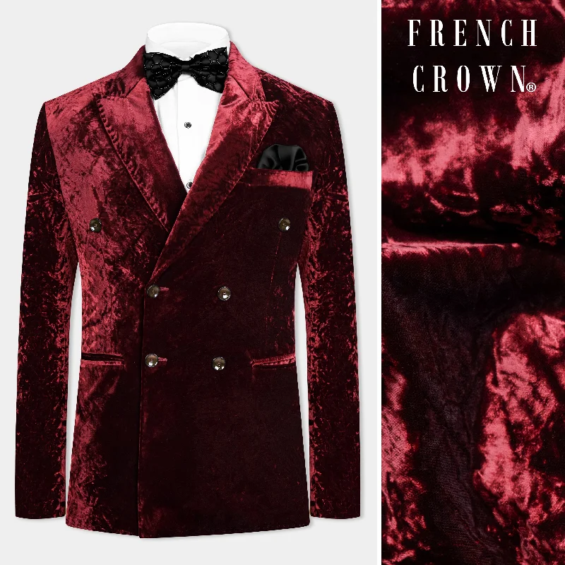 Linen Men Blazers for Summer Events Linen Men Blazers for Summer Events Bulgarian Maroon Double Breasted Crushed Velvet Blazer Linen Men Blazers for Summer Events Linen Men Blazers for Summer Events Bulgarian Maroon Double Breasted Crushed Velvet Blazer