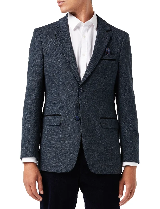   DANE - BLUE TWEED BLAZER