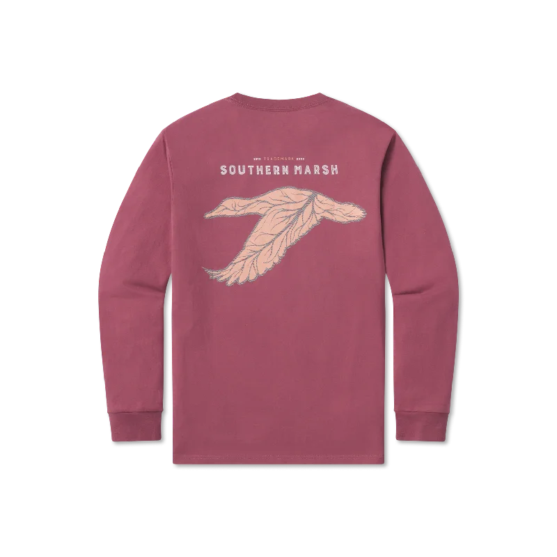 Men's breathable long sleeve mesh shirts for intense workouts Delta Duck Tee - Long Sleeve Men's breathable long sleeve mesh shirts for intense workouts Delta Duck Tee - Long Sleeve