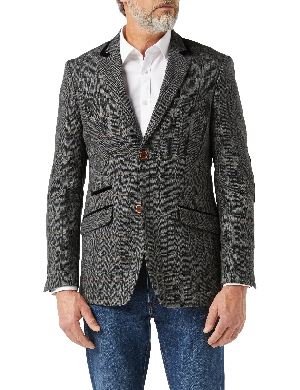 Men Blazers with Japanese - Inspired Prints for an Oriental Style Men Blazers with Japanese - Inspired Prints for an Oriental Style ELTON - Black Tweed Check Blazer Men Blazers with Japanese - Inspired Prints for an Oriental Style Men Blazers with Japanese - Inspired Prints for an Oriental Style ELTON - Black Tweed Check Blazer