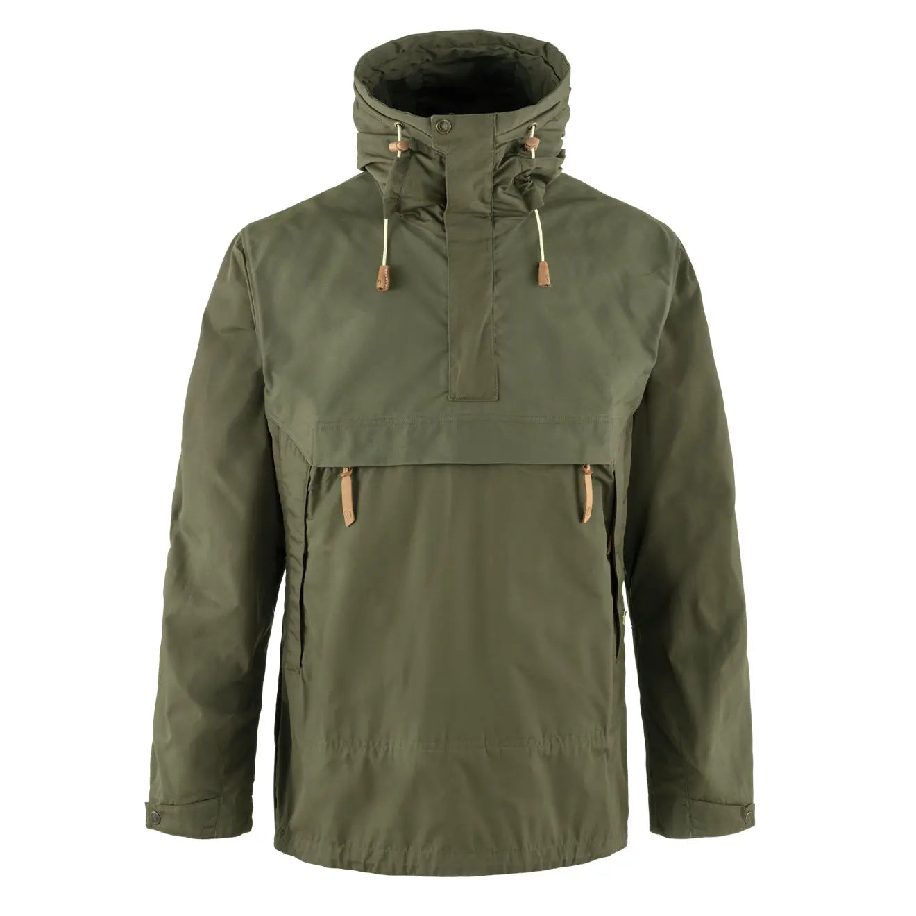 Men coats with a stand - up collar for a sleek and modern look Fjallraven Anorak No. 8 Laurel Green Men coats with a stand - up collar for a sleek and modern look Fjallraven Anorak No. 8 Laurel Green