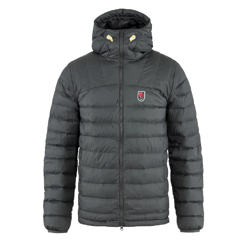 Long - line men coats reaching below the knee for maximum coverage Fjallraven Expedition Pack Down Hoodie Basalt Long - line men coats reaching below the knee for maximum coverage Fjallraven Expedition Pack Down Hoodie Basalt