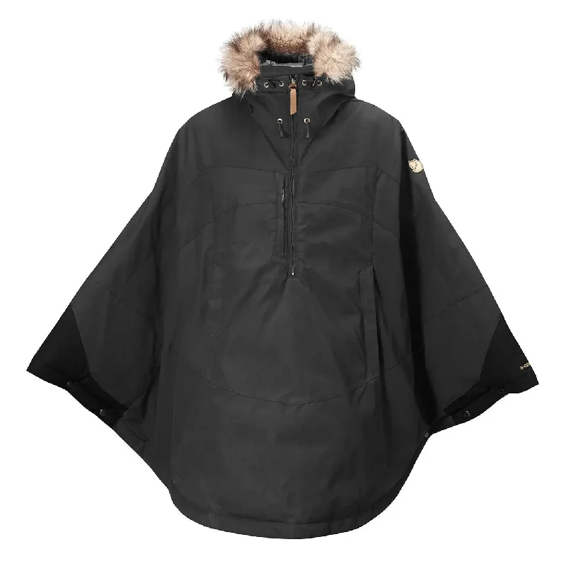 Stylish men coats with a double - breasted design for a formal look Fjallraven Luhkka Cape Dark Grey Stylish men coats with a double - breasted design for a formal look Fjallraven Luhkka Cape Dark Grey