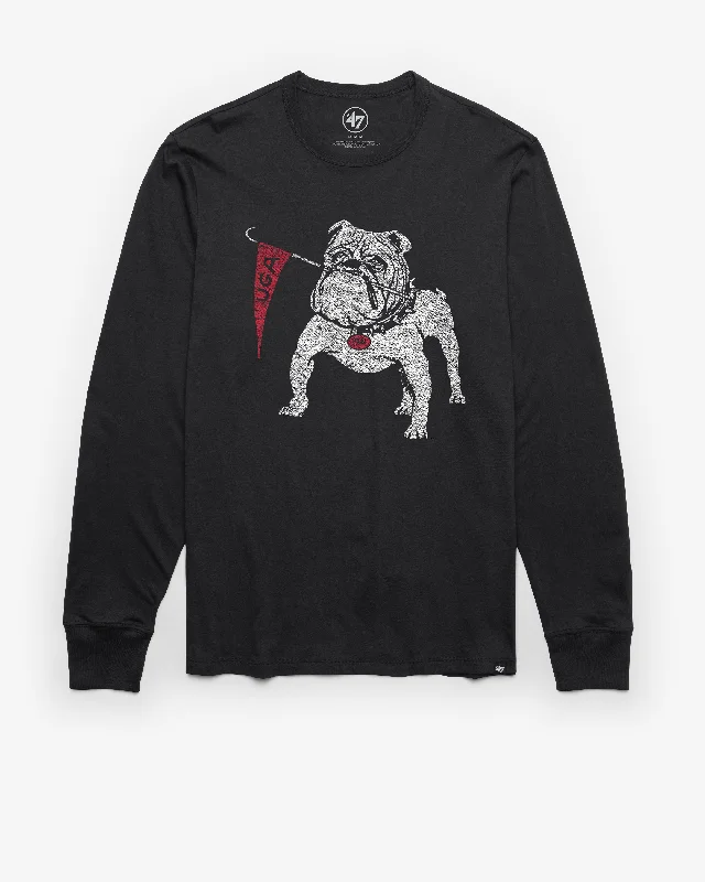 Men's button - front long sleeve Henley shirts with a casual charm GEORGIA BULLDOGS VINTAGE PREMIER '47 FRANKLIN LONG SLEEVE TEE Men's button - front long sleeve Henley shirts with a casual charm GEORGIA BULLDOGS VINTAGE PREMIER '47 FRANKLIN LONG SLEEVE TEE