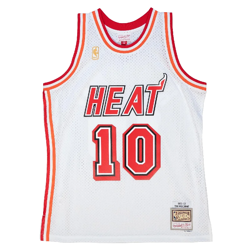 Men's Basketball Jerseys in Sleeveless Design for Enhanced Mobility on the Court Tim Hardaway Mitchell & Ness Miami HEAT 1996-97 Swingman Jersey Men's Basketball Jerseys in Sleeveless Design for Enhanced Mobility on the Court Tim Hardaway Mitchell & Ness Miami HEAT 1996-97 Swingman Jersey