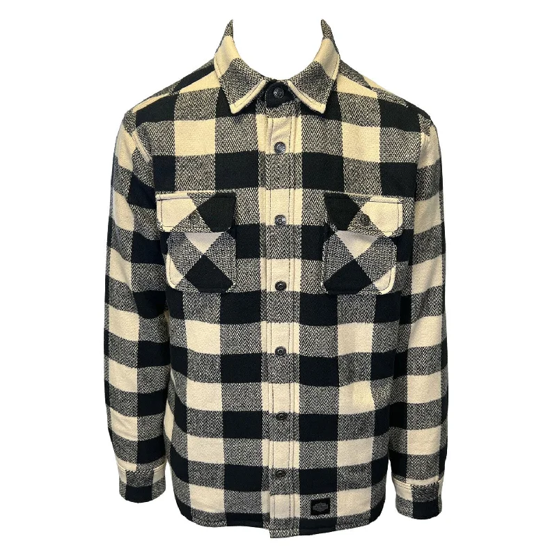 Men's long sleeve tartan pattern shirts for a traditional Scottish look Branded Men's Cream & Black Plaid Shirt Jacket Vintage L/S (S75) Men's long sleeve tartan pattern shirts for a traditional Scottish look Branded Men's Cream & Black Plaid Shirt Jacket Vintage L/S (S75)