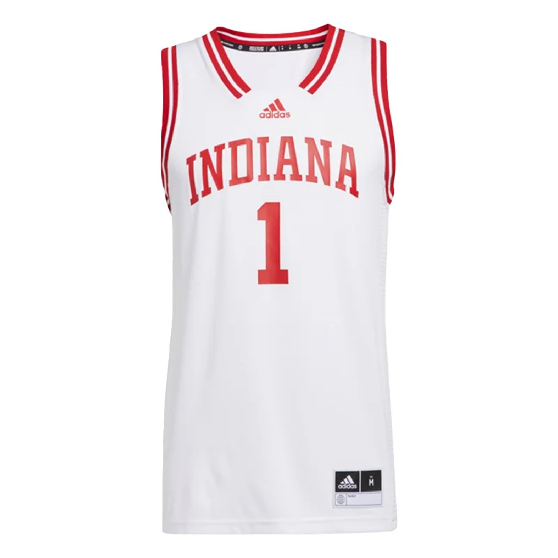 Men's Moisture - Wicking Golf Jerseys with UV Protection for Comfortable Rounds on the Course Indiana Hoosiers Adidas Basketball Retro Swingman #1 White Jersey Men's Moisture - Wicking Golf Jerseys with UV Protection for Comfortable Rounds on the Course Indiana Hoosiers Adidas Basketball Retro Swingman #1 White Jersey