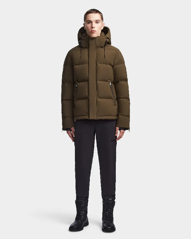 Men coats with a detachable faux - fur collar for a trendy and warm touch JOEL M - 6123518 Army Men coats with a detachable faux - fur collar for a trendy and warm touch JOEL M - 6123518 Army