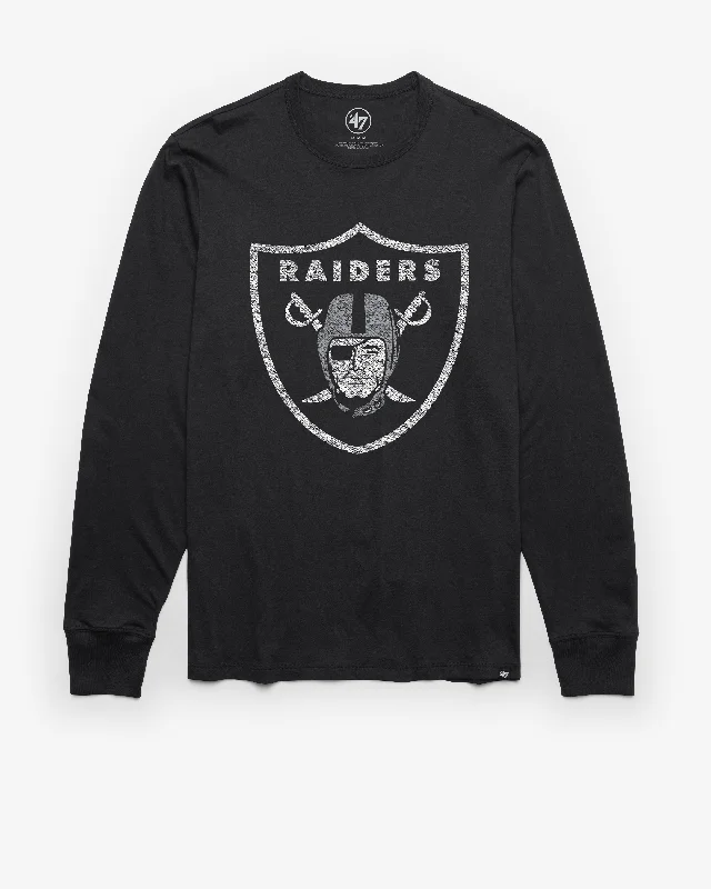 Men's long sleeve tartan pattern shirts for a traditional Scottish look LAS VEGAS RAIDERS PREMIER '47 FRANKLIN LONG SLEEVE TEE Men's long sleeve tartan pattern shirts for a traditional Scottish look LAS VEGAS RAIDERS PREMIER '47 FRANKLIN LONG SLEEVE TEE