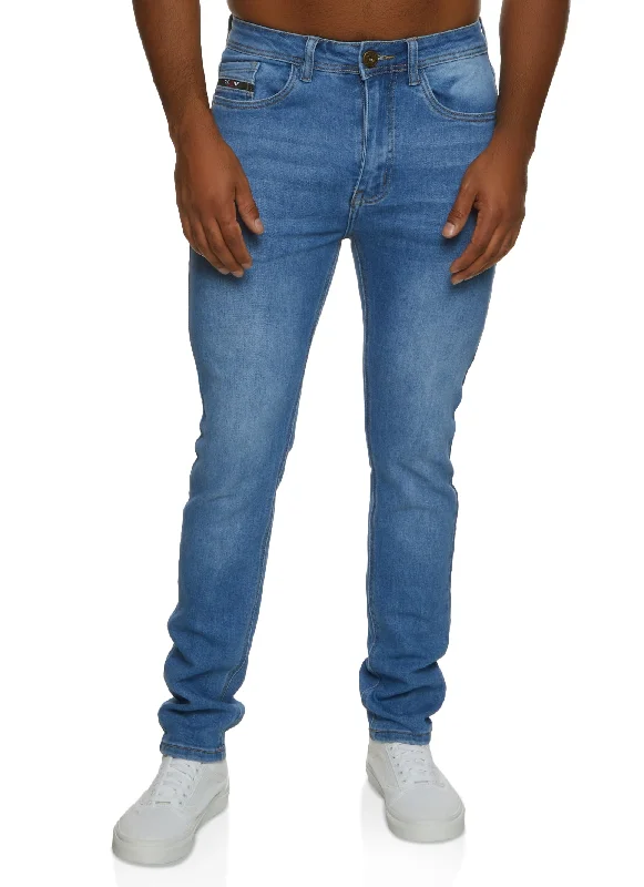 Men's Jeans with an Elastic Waistband for Ultimate Comfort Mens Skinny Fit Jeans