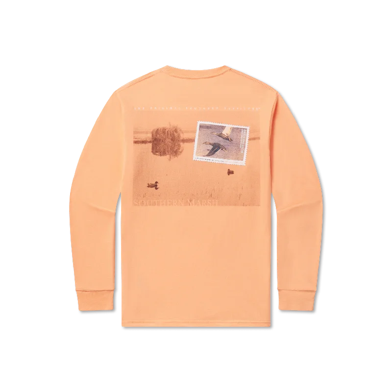 Men's thermal long sleeve base layer shirts for winter skiing Mallard Morning Tee - Long Sleeve Men's thermal long sleeve base layer shirts for winter skiing Mallard Morning Tee - Long Sleeve