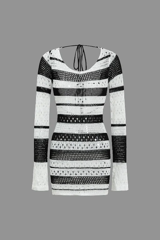 Men's lightweight long sleeve linen shirts for summer beach vacations Stripes Print Knit Cut Out Backless Tie Back Dress Men's lightweight long sleeve linen shirts for summer beach vacations Stripes Print Knit Cut Out Backless Tie Back Dress