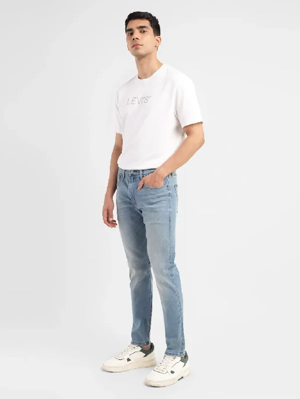 Men's Jeans with a Button - Fly for a Traditional and Classic Aesthetic Men's 512 Light Indigo Slim Tapered Fit Jeans Men's Jeans with a Button - Fly for a Traditional and Classic Aesthetic Men's 512 Light Indigo Slim Tapered Fit Jeans