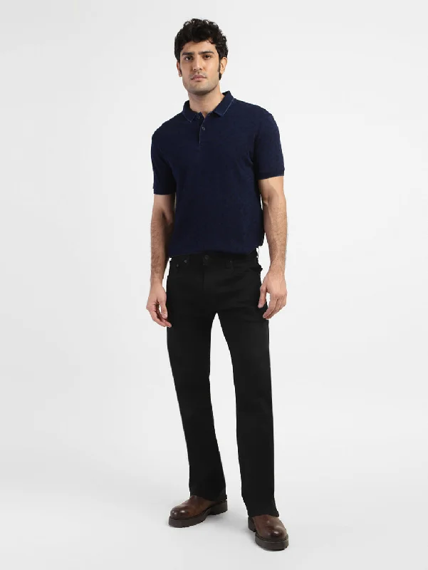 Plus Size Men's Bootcut Jeans with a Belt Loop Upgrade for a Stylish Touch Men's 517 Black Bootcut Jeans Plus Size Men's Bootcut Jeans with a Belt Loop Upgrade for a Stylish Touch Men's 517 Black Bootcut Jeans