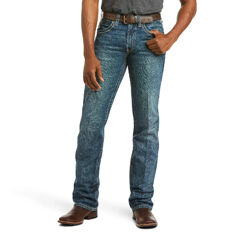 Men's Jeans with a Hidden Coin Pocket for Added Convenience Men's Ariat M5 Slim Boundary Stackable Straight Leg Jean 10014010 Gulch Men's Jeans with a Hidden Coin Pocket for Added Convenience Men's Ariat M5 Slim Boundary Stackable Straight Leg Jean 10014010 Gulch