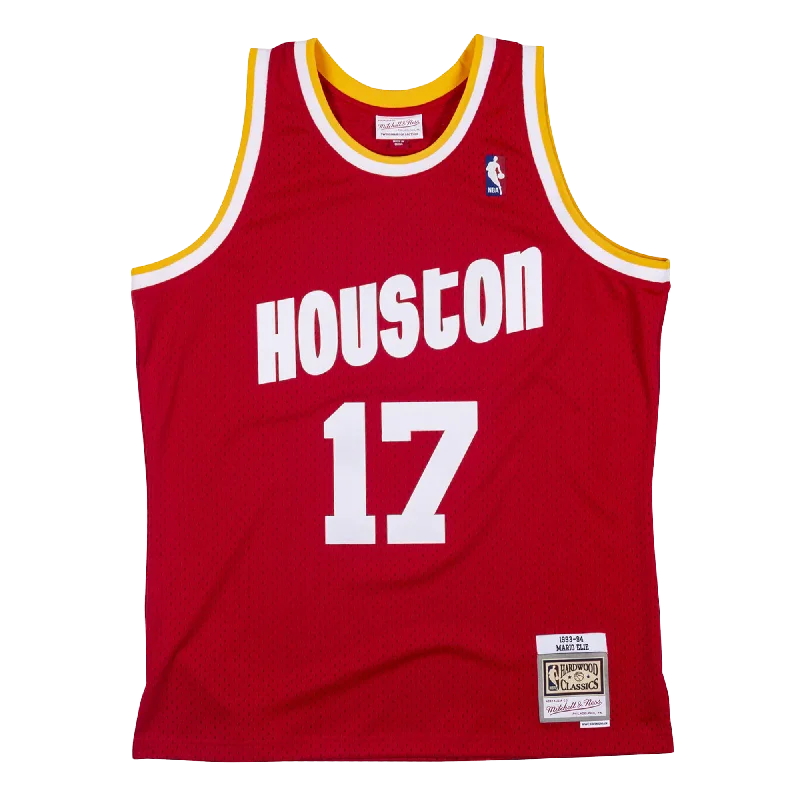 Men's Basketball Jerseys in Sleeveless Design for Enhanced Mobility on the Court Men's Houston Rockets Mitchell & Ness HWC Mario Elie Swingman Jersey Men's Basketball Jerseys in Sleeveless Design for Enhanced Mobility on the Court Men's Houston Rockets Mitchell & Ness HWC Mario Elie Swingman Jersey