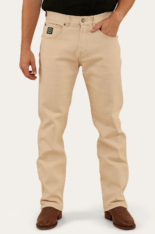 Plus Size Men's Relaxed Fit Jeans with a Tapered Leg for a Laid - Back Vibe Muster Mens Slim Straight Fit Jeans - Dark Sand Plus Size Men's Relaxed Fit Jeans with a Tapered Leg for a Laid - Back Vibe Muster Mens Slim Straight Fit Jeans - Dark Sand