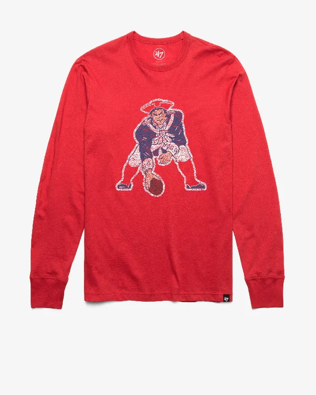 Men's long sleeve turtleneck sweaters in cashmere for a luxurious feel NEW ENGLAND PATRIOTS HISTORIC PREMIER '47 FRANKLIN LONG SLEEVE TEE Men's long sleeve turtleneck sweaters in cashmere for a luxurious feel NEW ENGLAND PATRIOTS HISTORIC PREMIER '47 FRANKLIN LONG SLEEVE TEE