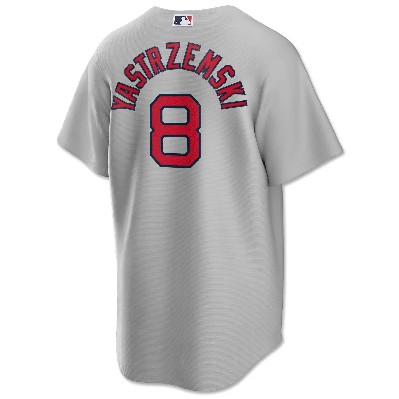 Men's NBA Authentic Team Jerseys in Official Team Colors for True Basketball Fans Nike Replica Road Jersey - Grey - Yastrzemski Men's NBA Authentic Team Jerseys in Official Team Colors for True Basketball Fans Nike Replica Road Jersey - Grey - Yastrzemski