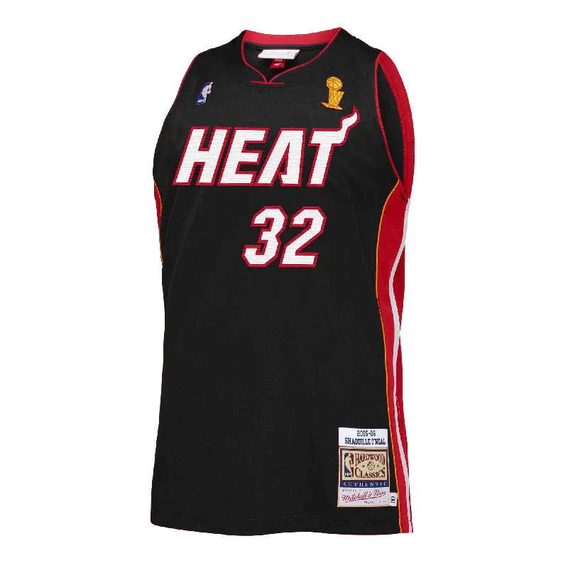 Men's Authentic Soccer Jerseys of National Teams for International Football Events Shaquille O'Neal Mitchell and Ness Miami HEAT Authentic Jersey Men's Authentic Soccer Jerseys of National Teams for International Football Events Shaquille O'Neal Mitchell and Ness Miami HEAT Authentic Jersey