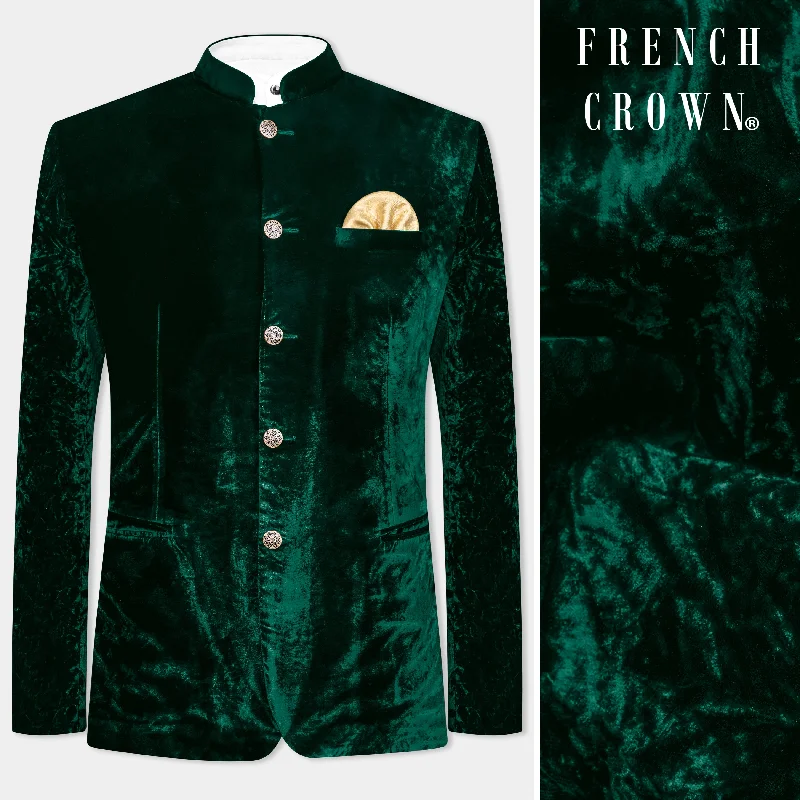 Men Blazers with Paisley Print for a Boho Twist Men Blazers with Paisley Print for a Boho Twist Sacramento Green Crushed Velvet Bandhgala Blazer Men Blazers with Paisley Print for a Boho Twist Men Blazers with Paisley Print for a Boho Twist Sacramento Green Crushed Velvet Bandhgala Blazer