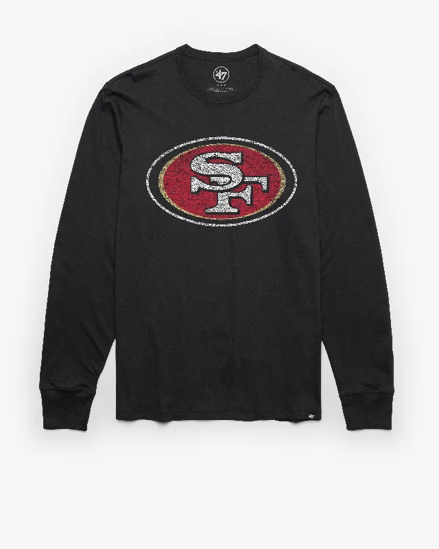 Men's long sleeve slim fit button - down shirts for business meetings SAN FRANCISCO 49ERS PREMIER '47 FRANKLIN LONG SLEEVE TEE Men's long sleeve slim fit button - down shirts for business meetings SAN FRANCISCO 49ERS PREMIER '47 FRANKLIN LONG SLEEVE TEE