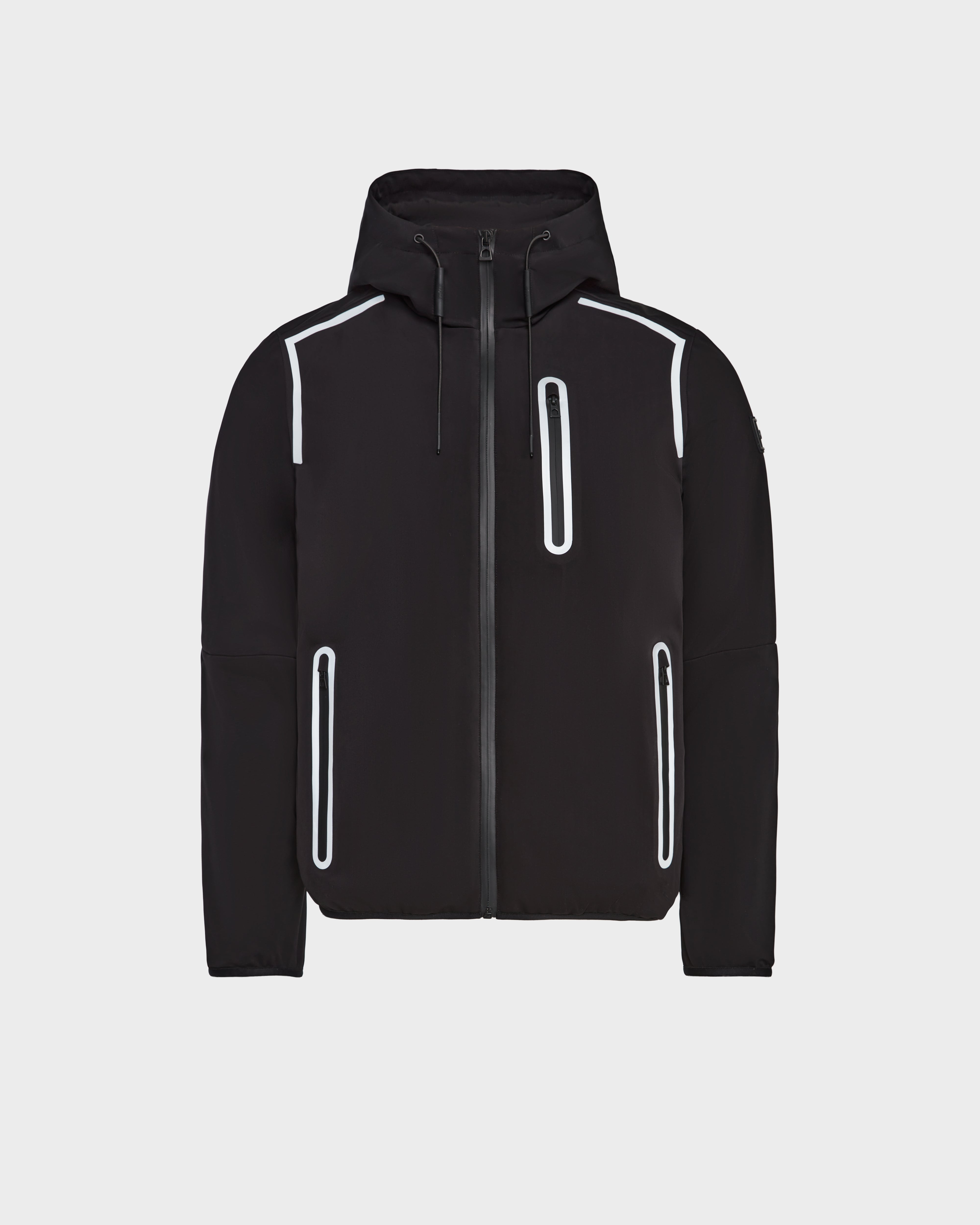 Waterproof men coats with taped seams for heavy rain and snow days SANTIAGO - 6124004 Black Waterproof men coats with taped seams for heavy rain and snow days SANTIAGO - 6124004 Black