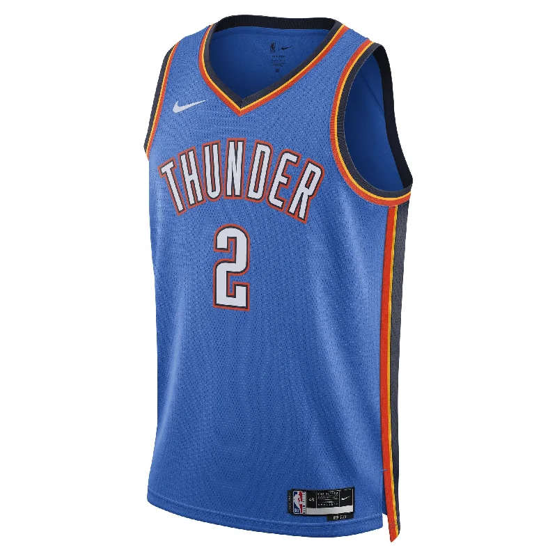 Men's Custom - Embroidered Volleyball Jerseys for Team Uniforms or Personalized Gear Shai Gilgeous-Alexander Oklahoma City Thunder Icon Edition Men's Nike Dri-FIT NBA Swingman Jersey Men's Custom - Embroidered Volleyball Jerseys for Team Uniforms or Personalized Gear Shai Gilgeous-Alexander Oklahoma City Thunder Icon Edition Men's Nike Dri-FIT NBA Swingman Jersey