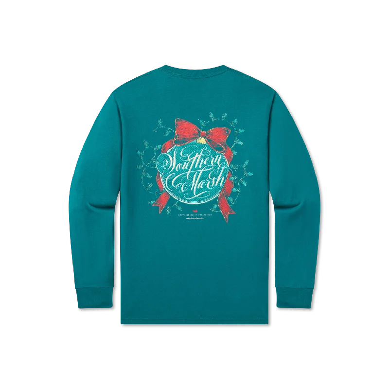 Men's long sleeve fleece - lined shirts for extreme cold weather Signature Ornament Tee - Long Sleeve Men's long sleeve fleece - lined shirts for extreme cold weather Signature Ornament Tee - Long Sleeve
