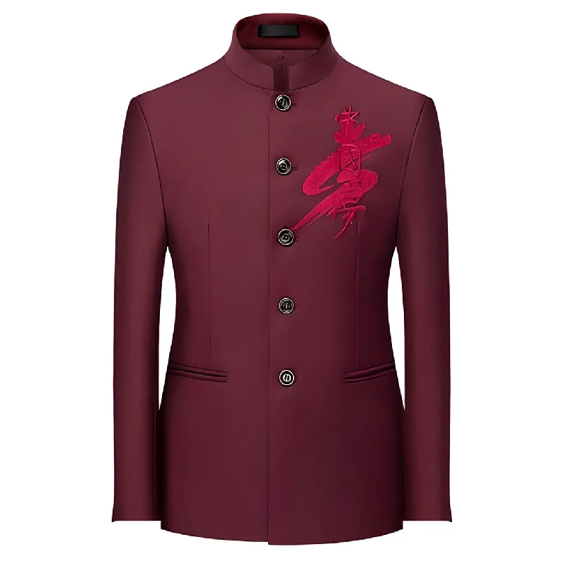 Men Blazers for Prom in Stylish and Trendy Designs Men Blazers for Prom in Stylish and Trendy Designs The Dynasty Mandarin Collar Jacket - Multiple Colors Men Blazers for Prom in Stylish and Trendy Designs Men Blazers for Prom in Stylish and Trendy Designs The Dynasty Mandarin Collar Jacket - Multiple Colors
