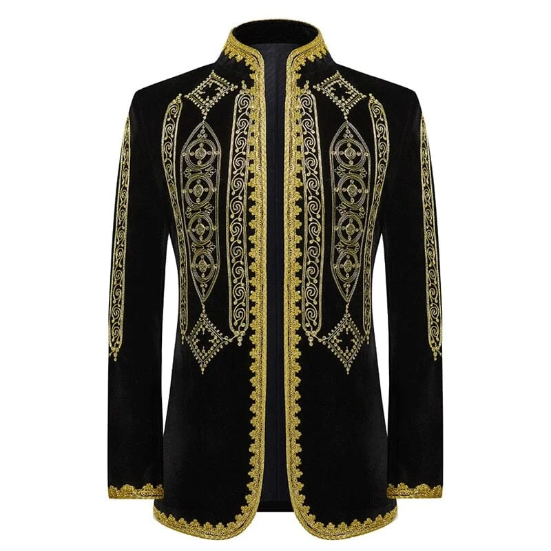 Single - Breasted Men Blazers in Slim Fit Single - Breasted Men Blazers in Slim Fit The Florence Velvet Mandarin Collar Jacket Single - Breasted Men Blazers in Slim Fit Single - Breasted Men Blazers in Slim Fit The Florence Velvet Mandarin Collar Jacket