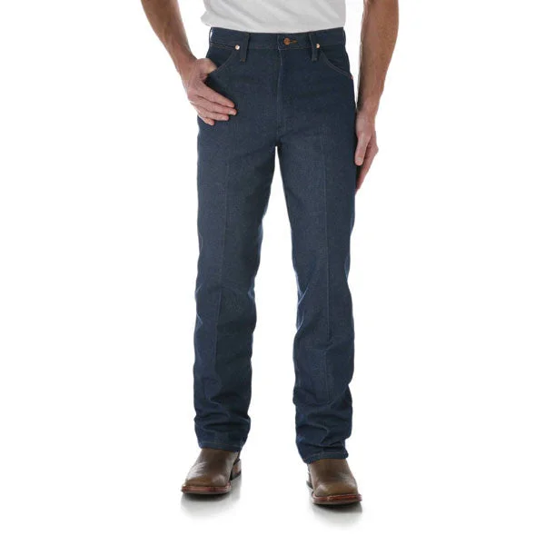 Plus Size Men's Bootcut Jeans with a Relaxed Waist for a Classic and Comfortable Fit Wrangler Rigid Cowboy Cut Slim Fit Jean (Rigid Indigo)