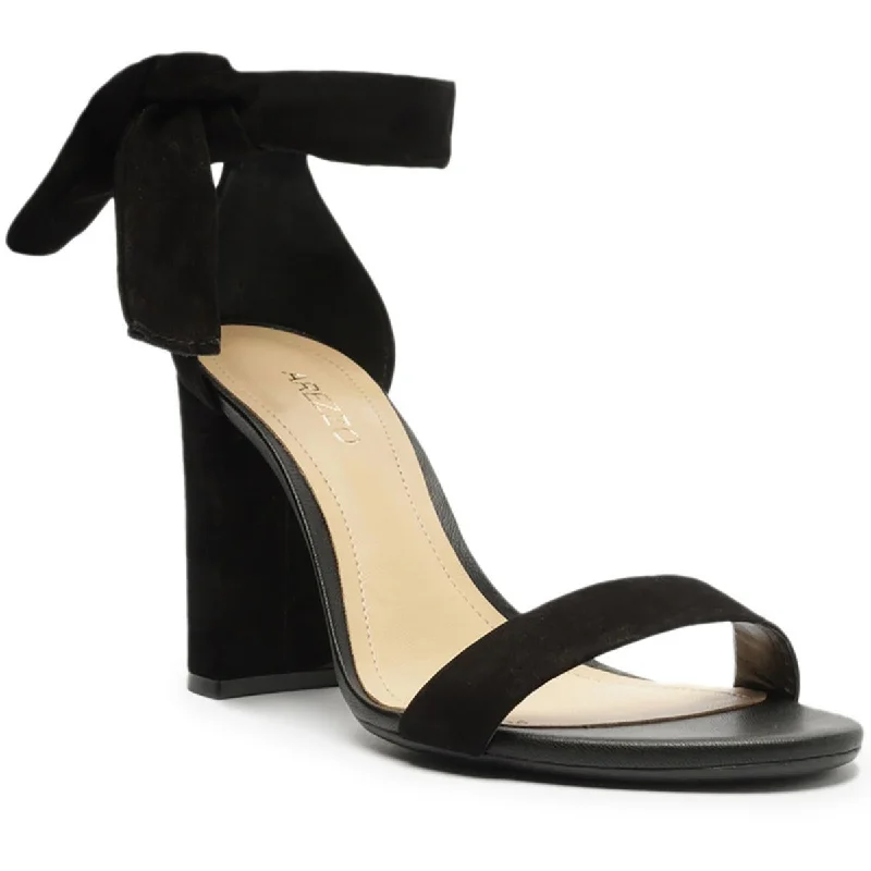 Women's Platform Heeled Sandals with Open Toe in Black for a Stylish and Comfortable Summer Pair Arezzo Womens Suede Ankle Tie Heels Women's Platform Heeled Sandals with Open Toe in Black for a Stylish and Comfortable Summer Pair Arezzo Womens Suede Ankle Tie Heels