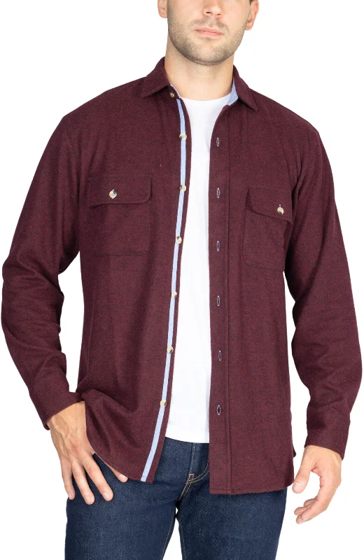  Bordeaux Solid Original Sweater Shirt