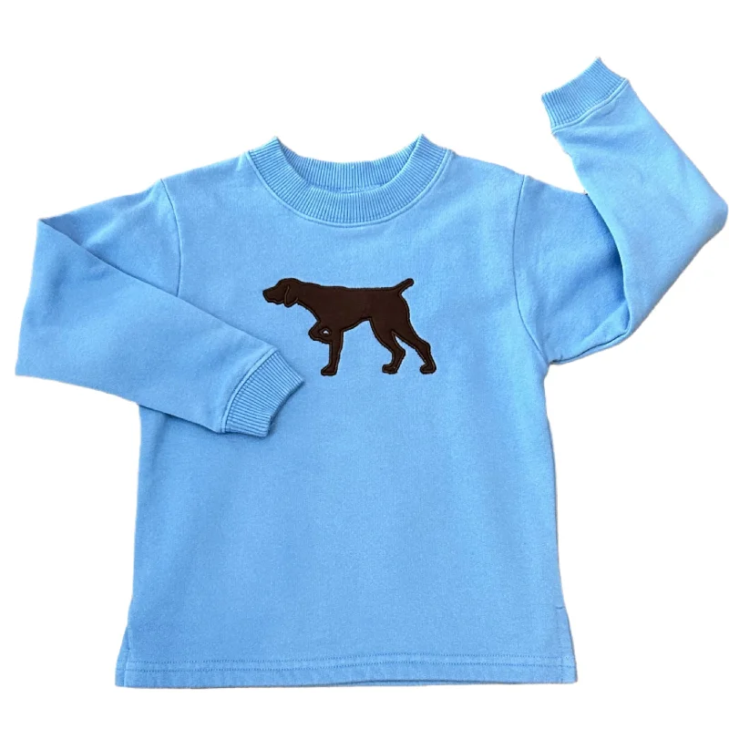Men's Sweaters with Beaded Embellishments for a Luxurious Look Pointer Dog Applique Sweatshirt Men's Sweaters with Beaded Embellishments for a Luxurious Look Pointer Dog Applique Sweatshirt