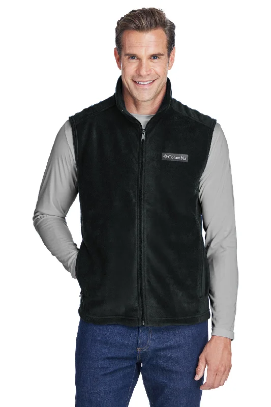 Men's Canvas Vest with Multiple Pockets in Olive for Practicality Columbia Mens Steens Mountain Full Zip Fleece Vest - Black Men's Canvas Vest with Multiple Pockets in Olive for Practicality Columbia Mens Steens Mountain Full Zip Fleece Vest - Black