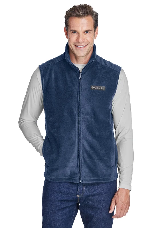 Men's Wool - Blend Vest in Charcoal with a Button - Down Front for a Formal Touch Columbia Mens Steens Mountain Full Zip Fleece Vest - Collegiate Navy Blue Men's Wool - Blend Vest in Charcoal with a Button - Down Front for a Formal Touch Columbia Mens Steens Mountain Full Zip Fleece Vest - Collegiate Navy Blue