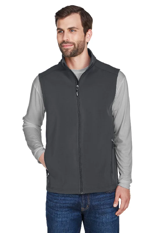 Tall Men's Zip - Up Fleece Vest in Gray for Outdoor Activities Core 365 Mens Cruise Water Resistant Full Zip Fleece Vest - Carbon Grey Tall Men's Zip - Up Fleece Vest in Gray for Outdoor Activities Core 365 Mens Cruise Water Resistant Full Zip Fleece Vest - Carbon Grey