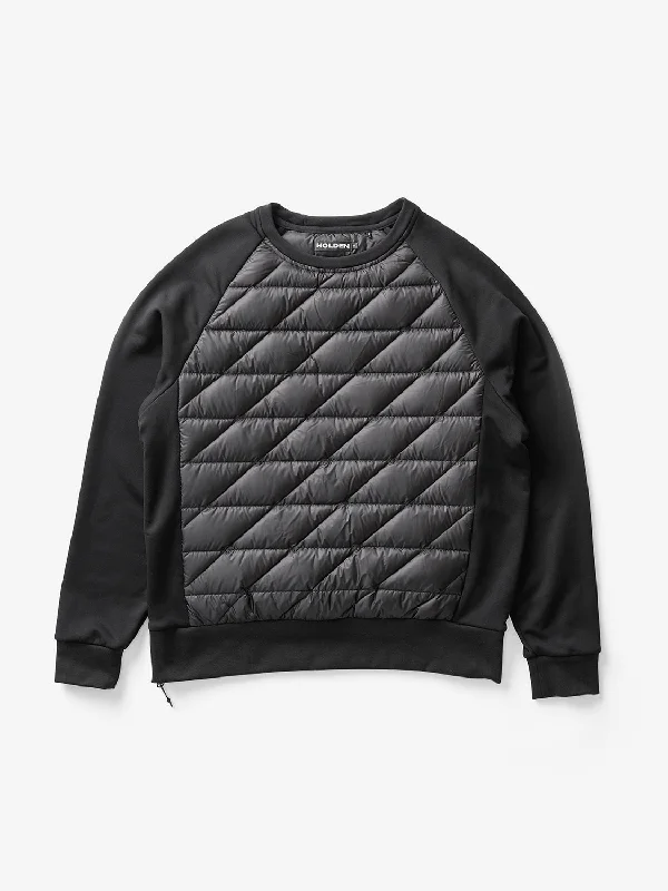  M Down Crew Sweater - Black