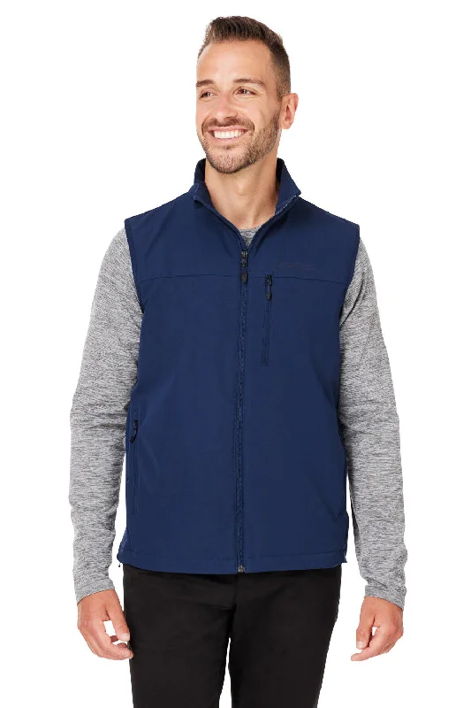 Men's Lightweight Linen Vest in Beige for a Breezy Summer Outfit Marmot Mens Tempo Water Resistant Full Zip Vest - Arctic Navy Blue