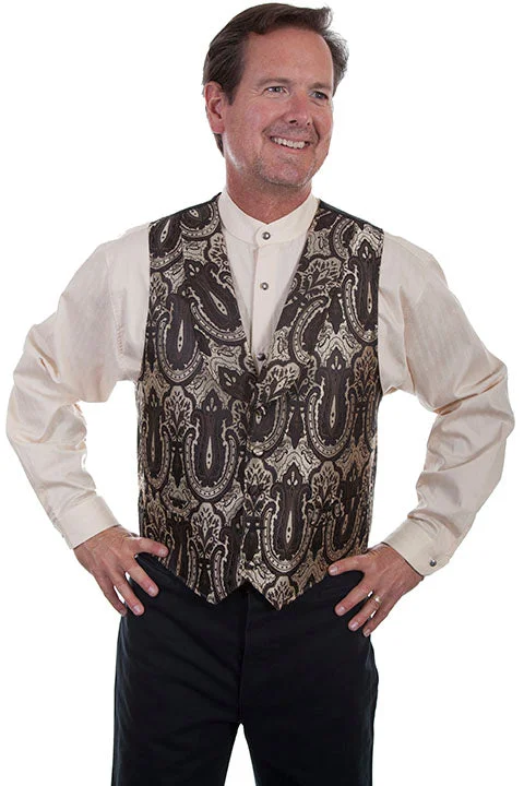 Men's Shearling Vest in Tan for a Timeless and Elegant Appearance Men's Scully Vest #RW283BRN Men's Shearling Vest in Tan for a Timeless and Elegant Appearance Men's Scully Vest #RW283BRN