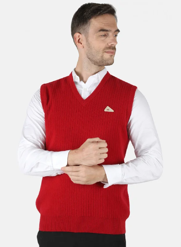 Men's Sweaters with Abstract Prints for a Modern Look​ Men Maroon Solid Sweater