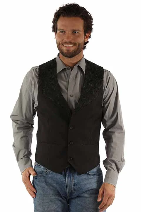 Tall Men's Linen - Cotton Blend Vest in Khaki for a Relaxed Summer Style Men's Scully Vest #P-839 Tall Men's Linen - Cotton Blend Vest in Khaki for a Relaxed Summer Style Men's Scully Vest #P-839