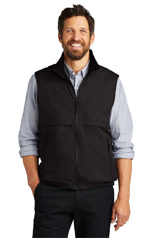 Men's Canvas Vest with Multiple Pockets in Olive for Practicality Port Authority Mens Charger Reversible Wind & Water Resistant Full Zip Vest - True Black Men's Canvas Vest with Multiple Pockets in Olive for Practicality Port Authority Mens Charger Reversible Wind & Water Resistant Full Zip Vest - True Black