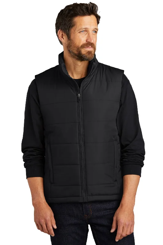 Athletic Fit Men's Mesh - Backed Vest in White for Sports and Fitness Port Authority Mens Water Resistant Full Zip Puffer Vest - Deep Black Athletic Fit Men's Mesh - Backed Vest in White for Sports and Fitness Port Authority Mens Water Resistant Full Zip Puffer Vest - Deep Black